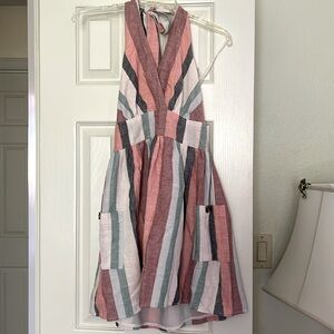 American Eagle summer halter dress.